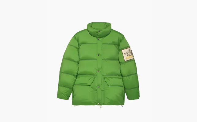  Gucci x The North Face Padded Jacket «Green» zelyenye