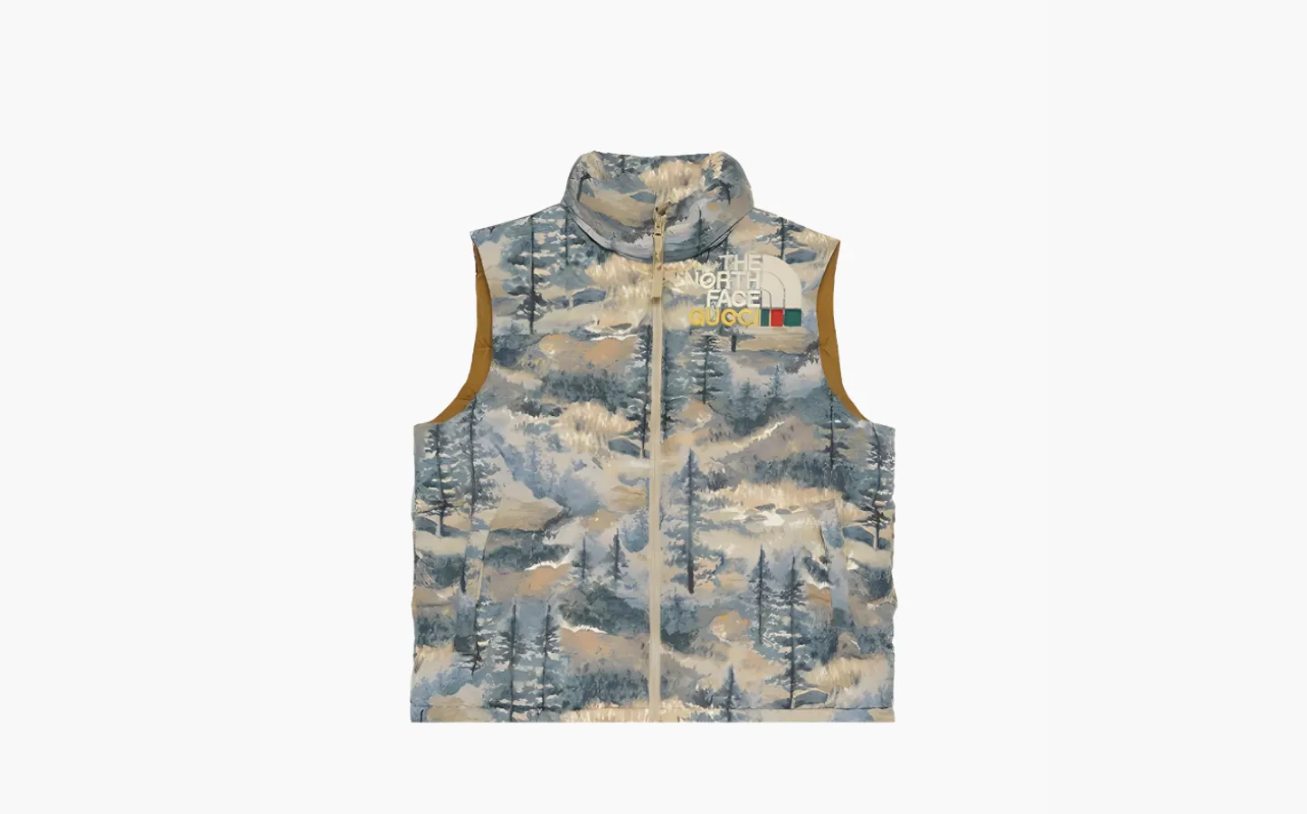 Gucci x The North Face Padded Vest «Forest Print»