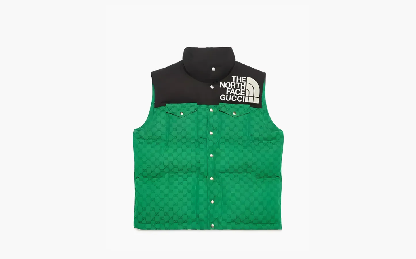 Gucci x The North Face Padded Vest «Green/Black»