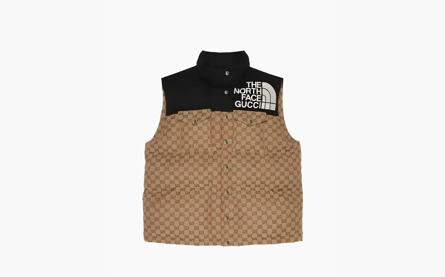 Gucci x The North Face Padded Vest «Khaki/Black»