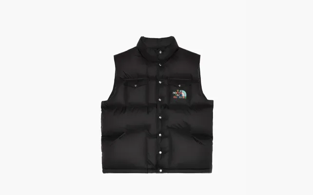  Gucci x The North Face Down Vest «Black» chyernye