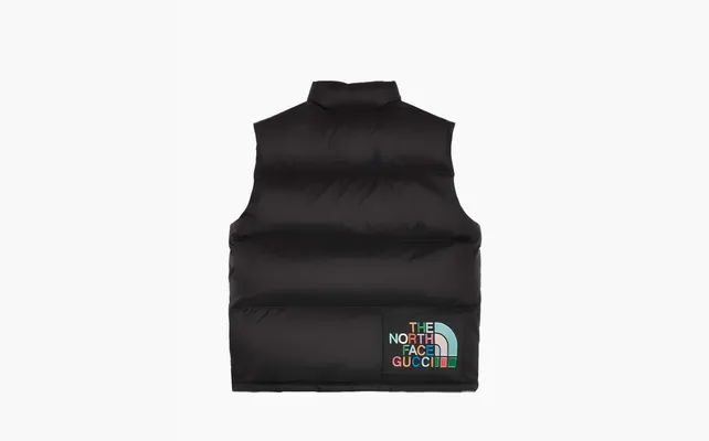  Gucci x The North Face Down Vest «Black» chyernye