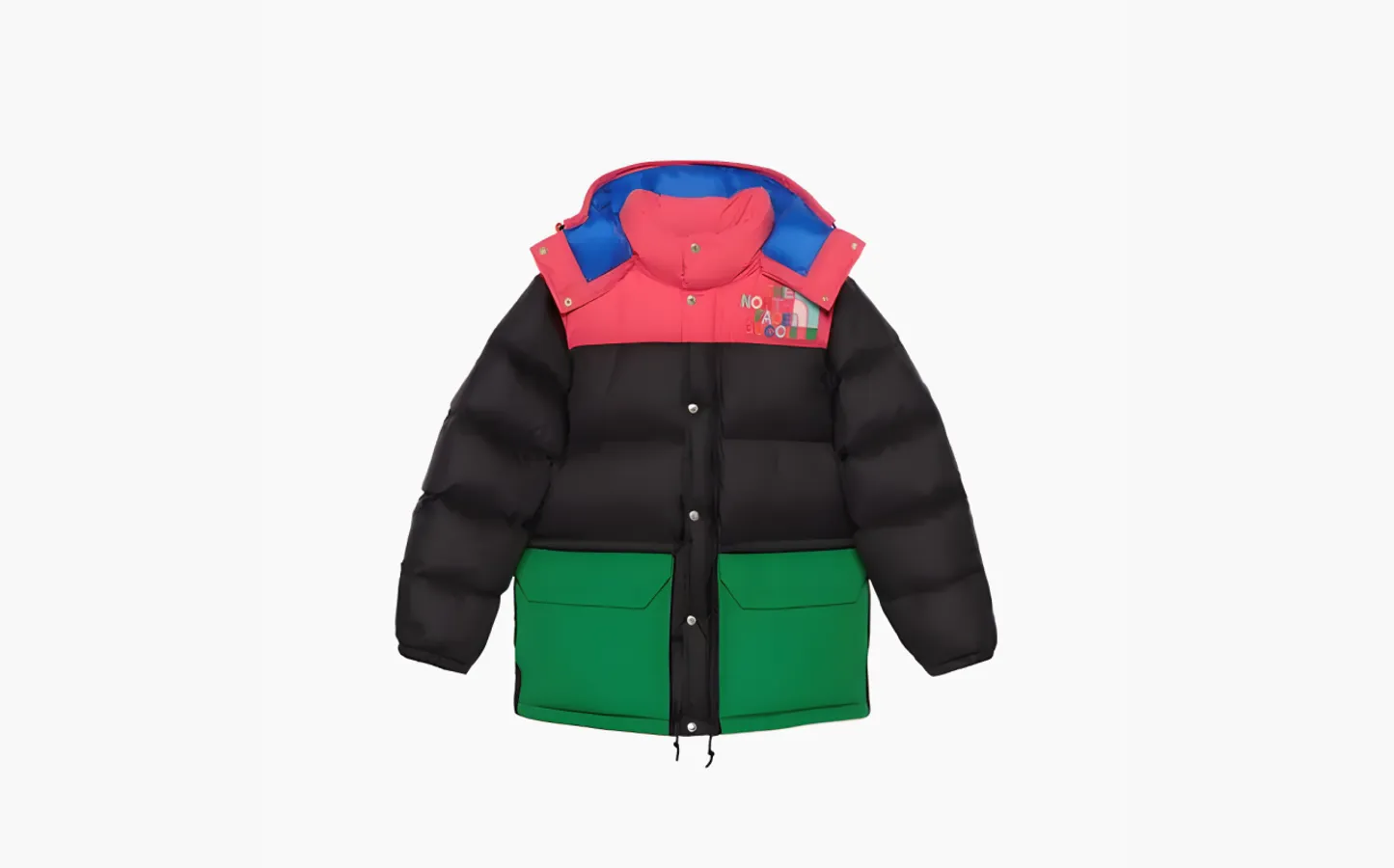 Gucci x The North Face Down Jacket «Black/Multicolor»