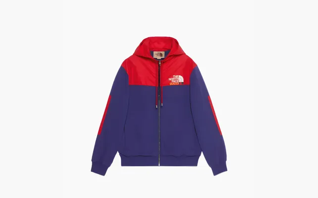  Gucci x The North Face Zip Jacket «Blue/Red» fioletovye