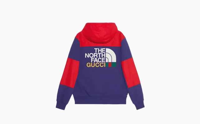  Gucci x The North Face Zip Jacket «Blue/Red» fioletovye