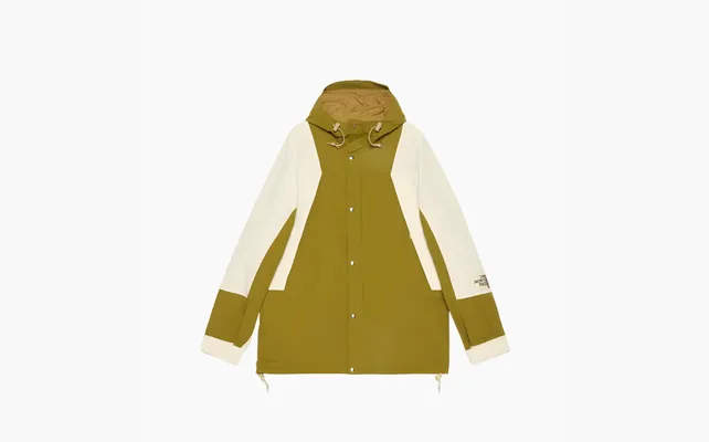  Gucci x The North Face Jacket «Dark Green/Beige» zelyenye