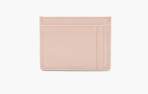  Miu Miu Matelassé Nappa Leather Card Holder «Powder Pink» rozovye