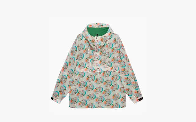  Gucci x The North Face Nylon Jacket «Ivory/Multicolor» belye