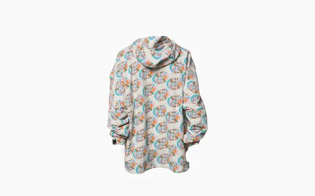  Gucci x The North Face Nylon Jacket «Ivory/Multicolor» belye