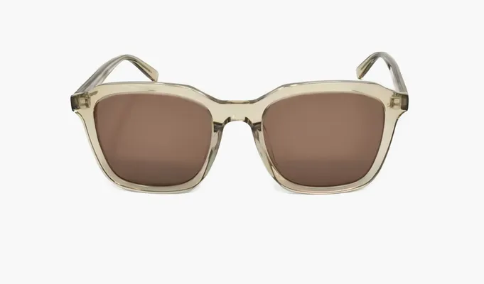 Аксессуары Saint Laurent Square SL 457 Sunglasses «Yellow/Brown» zhyeltye