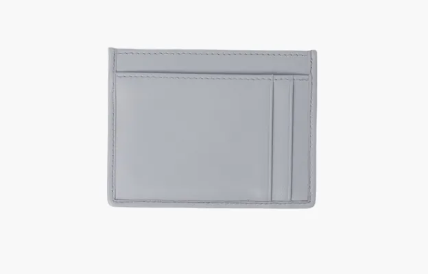  Miu Miu Matelassé Nappa Leather Card Holder «Pearl Gray» serye