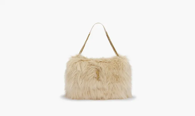  Saint Laurent Oversized Niki Chain Bag bezhevye