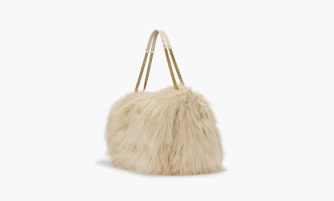  Saint Laurent Oversized Niki Chain Bag bezhevye
