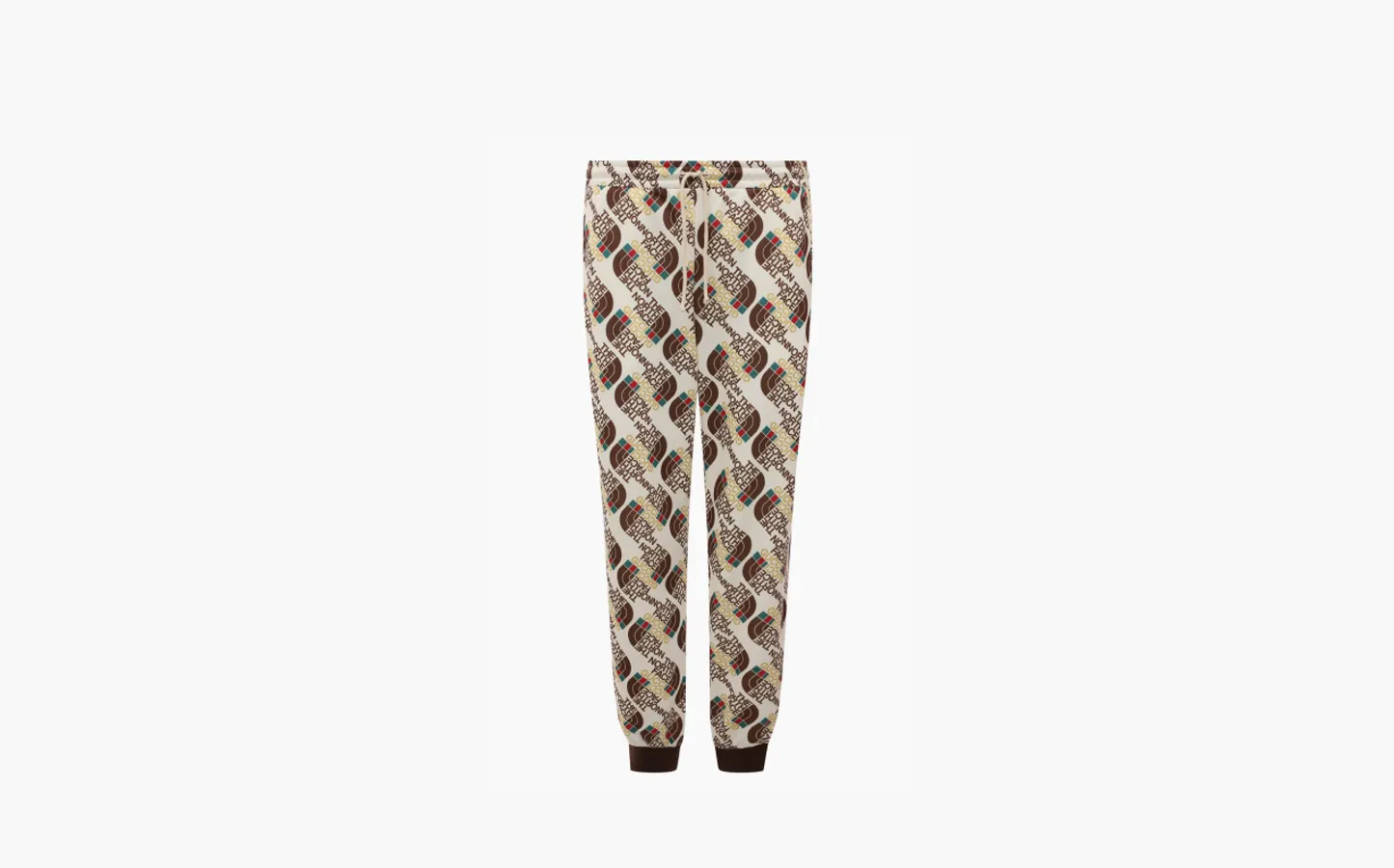 Gucci x The North Face Pant Web Print «Ivory White»