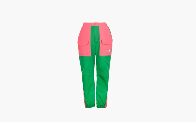 Одежда Gucci x The North Face Trousers «Green Pink» zelyenye