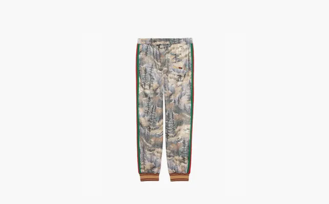 Одежда Gucci x The North Face Jogging Pant «Forest Print» raznotsvetnye