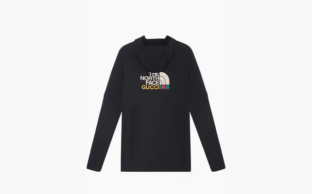 Одежда Gucci x The North Face Fleece Pullover «Black/Purple» chyernye