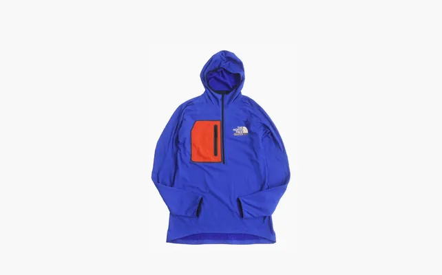 Одежда Gucci x The North Face Fleece Pullover «Blue/Orange» sinie