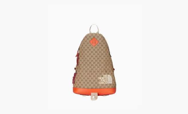 Сумки GUCCI x The North Face Backpacks «Ebony/Beige/Orange» bezhevye