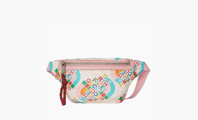 Сумки Gucci x The North Face Gucci Belt Bag «Ivory» розовый