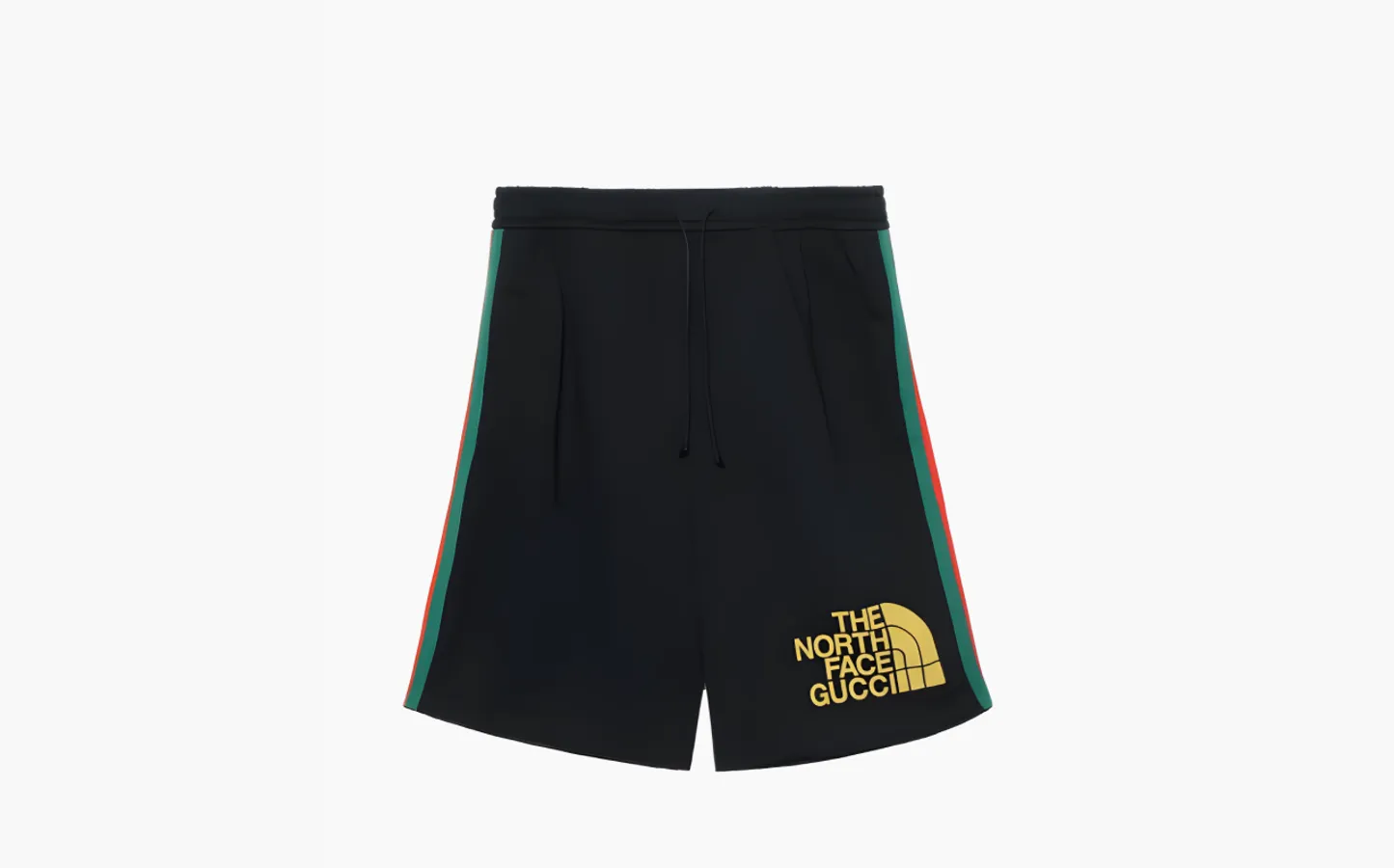 Gucci x The North Face Web Print Cotton Shorts «Black»