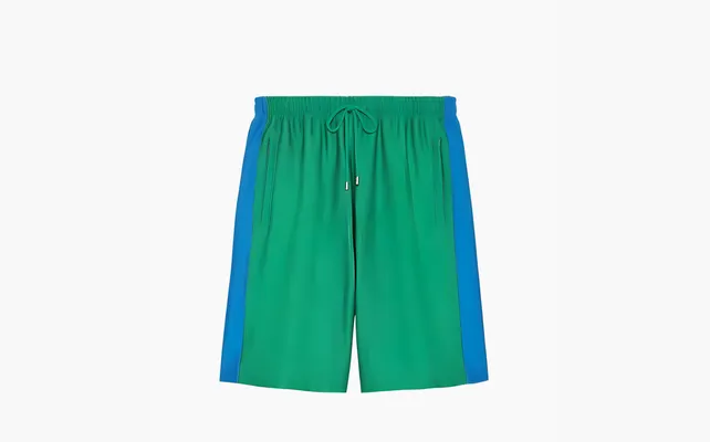 Одежда Gucci x The North Face Nylon Shorts «Green» zelyenye