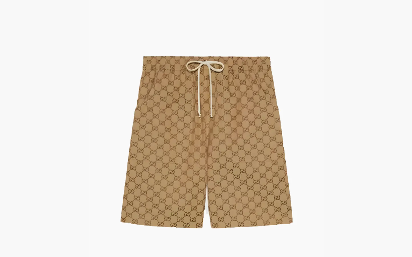 Gucci x The North Face Web Print Cotton Shorts «Beige»