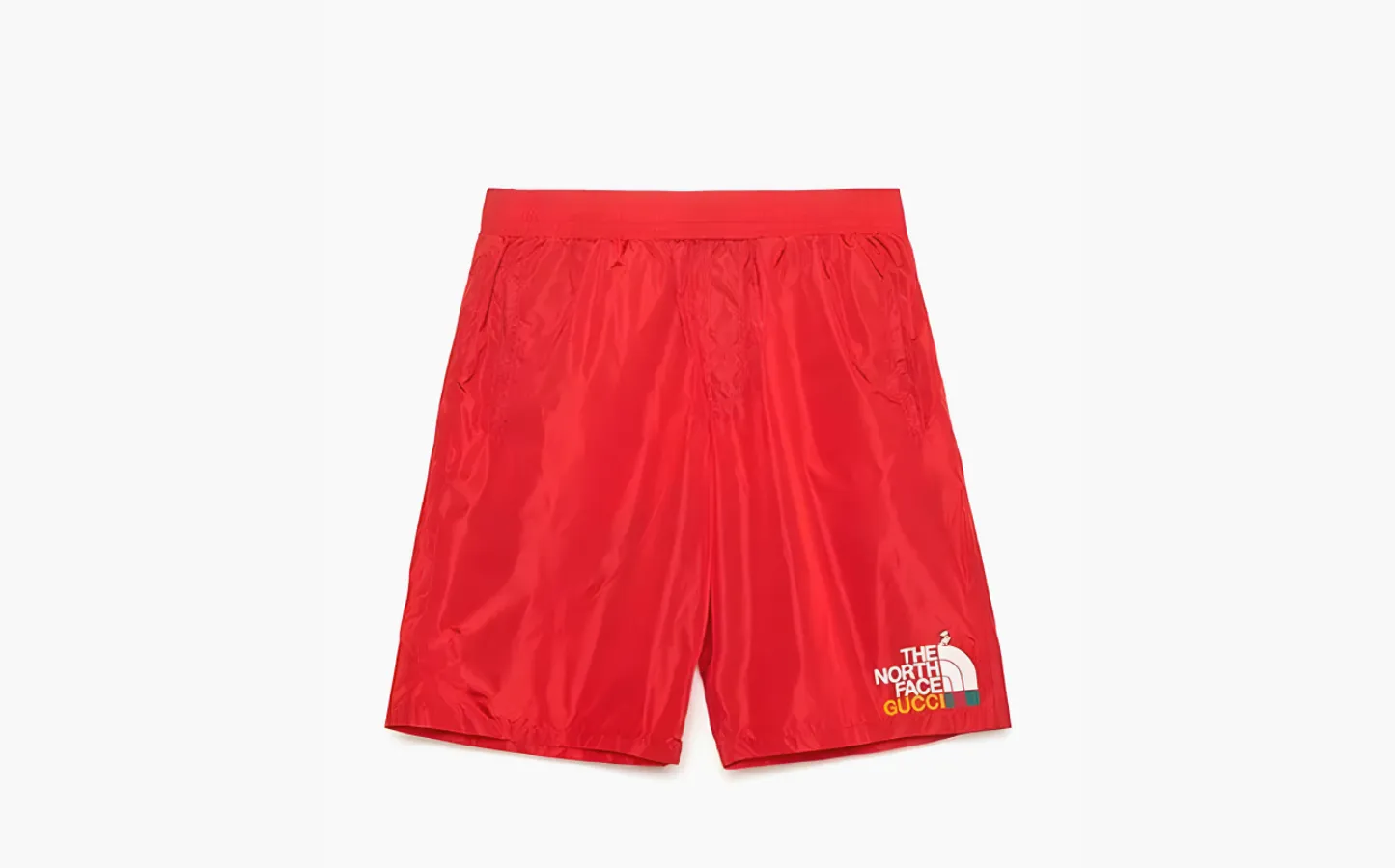 Gucci x The North Face Nylon Shorts «Red»