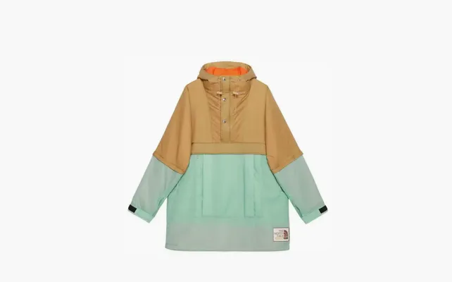  Gucci x The North Face Anorak Jacket «Light Blue/Beige» raznotsvetnye