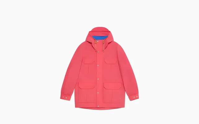  Gucci x The North Face Coat «Dark Pink» rozovye