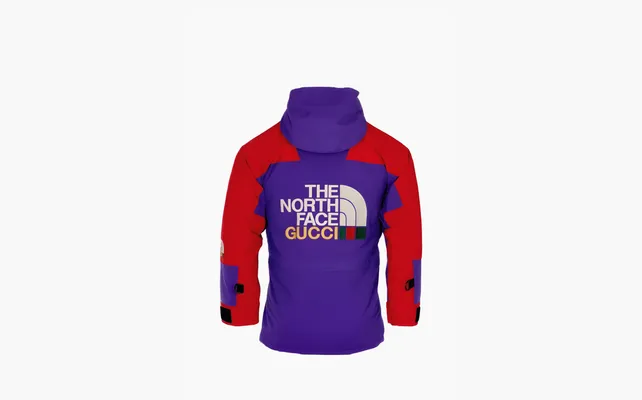  Gucci x The North Face Hooded Jacket «Purple» fioletovye