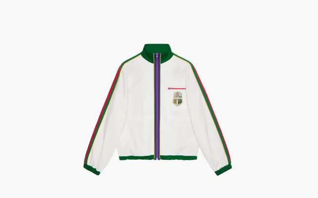  Gucci x The North Face Hooded Jacket «Ecru» belye
