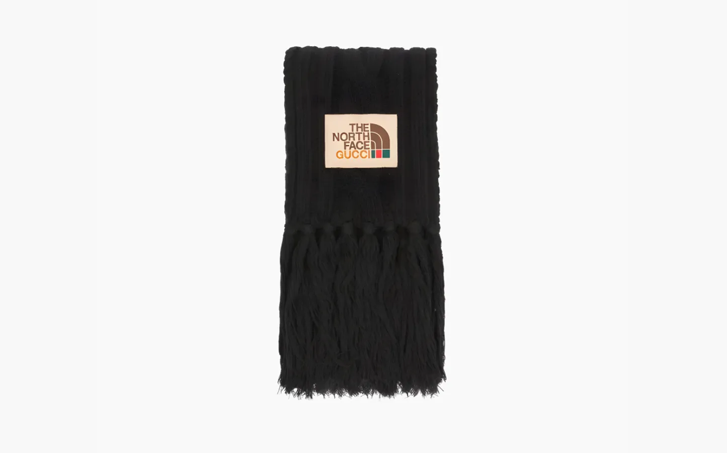 Gucci x The North Face Wool Scarf «Black»