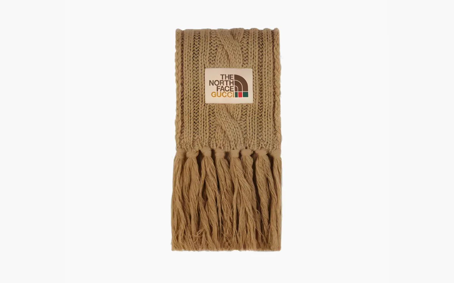Gucci x The North Face Wool Scarf «Beige»