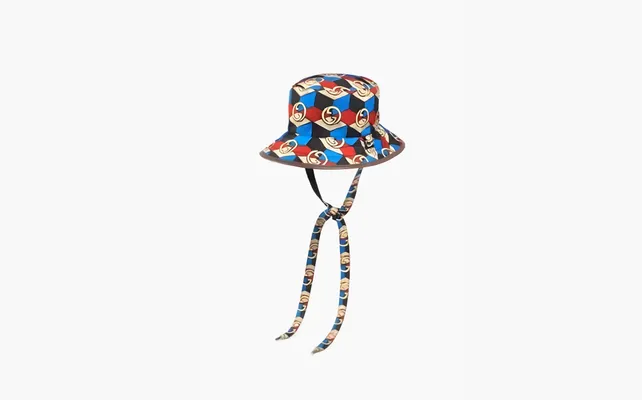 Аксессуары GUCCI X The North Face Exclusive Self Tie Nylon Hat «Red, Blue, Black Print» raznotsvetnye