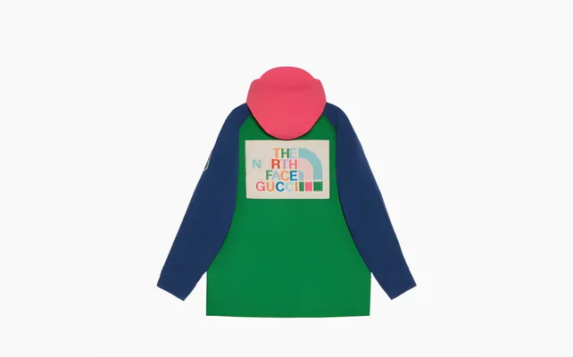  Gucci x The North Face Cotton Coat «White» raznotsvetnye