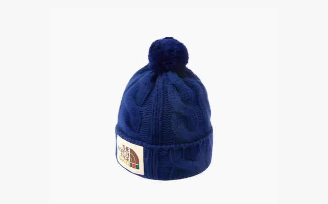 Аксессуары Gucci x The North Face Wool Hat «Blue» sinie
