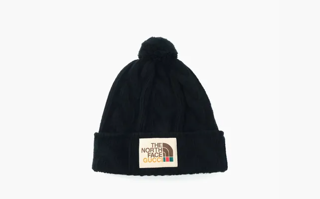Аксессуары Gucci x The North Face Wool Hat «Black» chyernye
