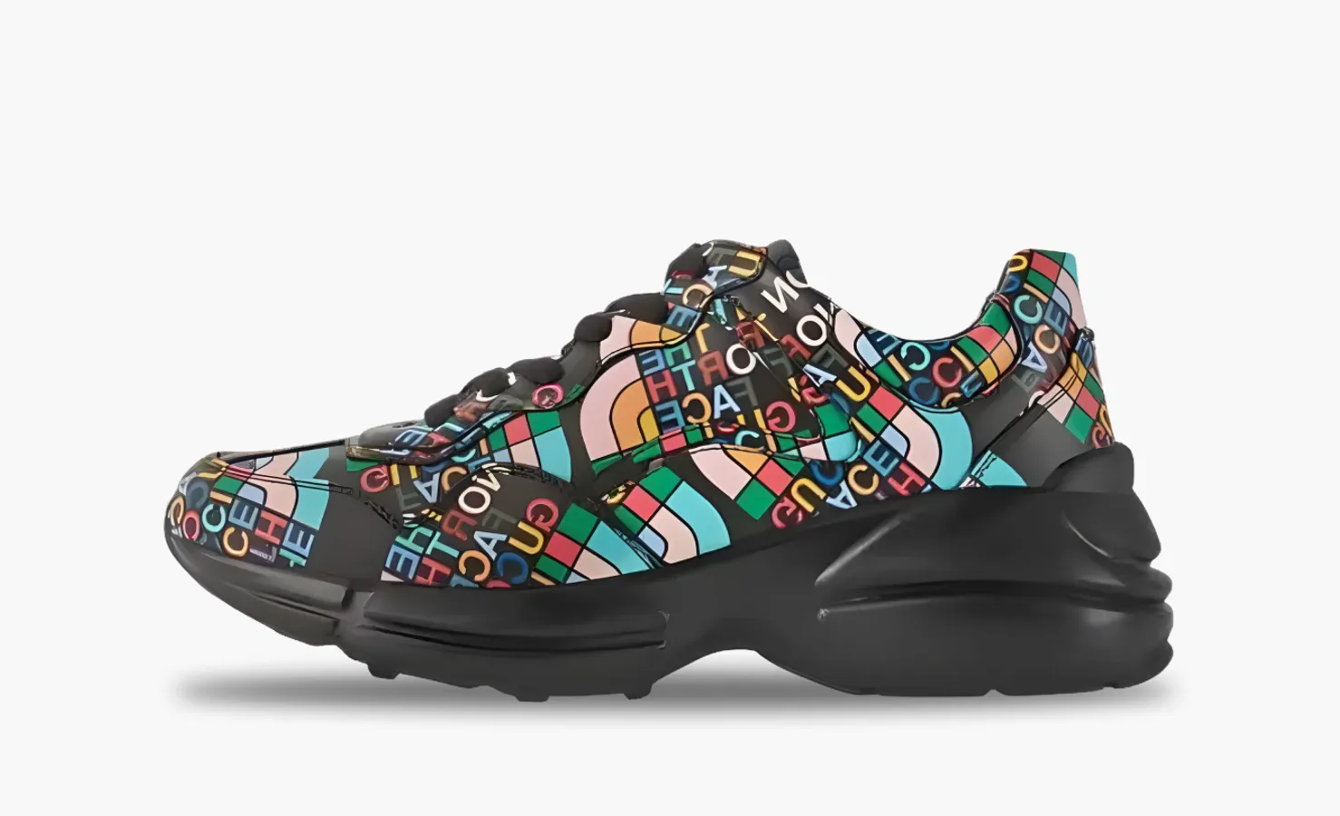 Gucci Rhyton 'Black The North Face «Black Multi-Color»