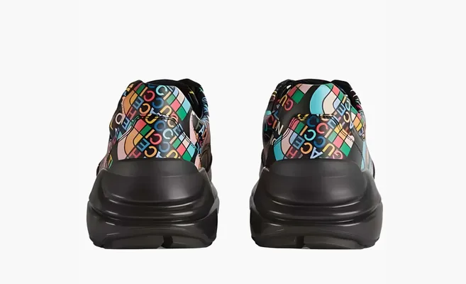  Gucci Rhyton 'Black The North Face «Black Multi-Color» chyernye