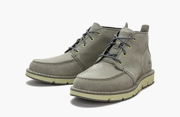  Timberland Westmore Moc Toe Chukka Boot «Medium Grey Nubuck» serye