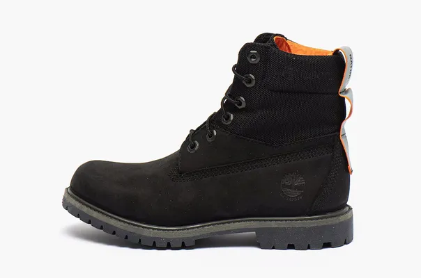 Обувь Timberland Rebotl 6 Inch Wide-Fit Boot WMNS «Black Nubuck» chyernye