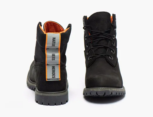 Обувь Timberland Rebotl 6 Inch Wide-Fit Boot WMNS «Black Nubuck» chyernye