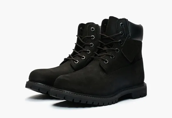 Обувь Timberland Premium 6 Inch Boot WMNS «Black Nubuck» chyernye