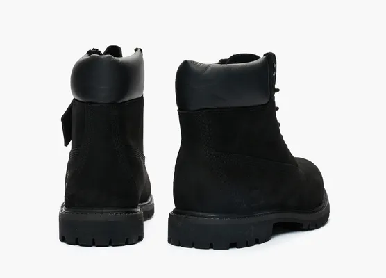 Обувь Timberland Premium 6 Inch Boot WMNS «Black Nubuck» chyernye