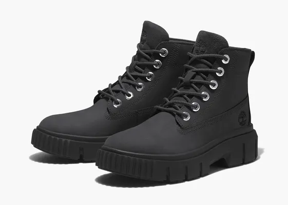  Timberland Greyfield Lace-Up WMNS «Black» chyernye