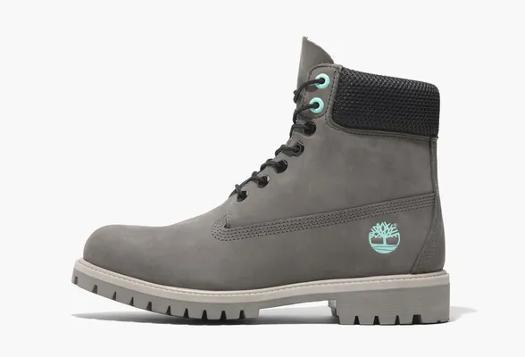 Обувь Timberland Premium 6-Inch Lace Up Waterproof Boot «Grey» serye