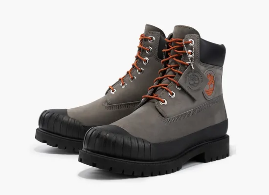 Обувь Timberland 6 Premium Rubber Toe Waterproof Boot «Grey» serye