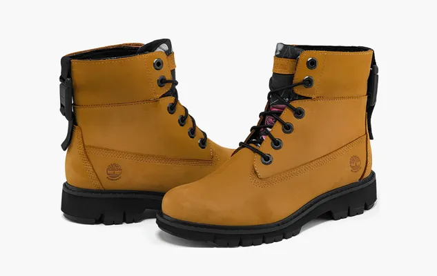 Обувь Timberland X Ghostbusters Premium 6 Inch Lace Up Waterproof Boot WMNS «Wheat Nubuck» zhyeltye