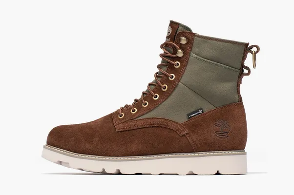 Обувь Timberland Vibram Waterproof Leather And Fabric Boots «Dark Brown Suede» korichnevye